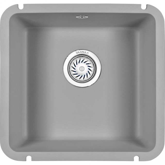 Кухонная мойка GRANULA GR-3801 алюминиум 3801 ALYUMIHIYM