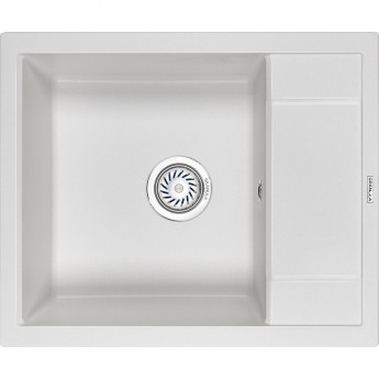 Кухонная мойка GRANULA GR-6002 арктик (белый) Кухонная мойка GRANULA GR-6002 арктик (белый)