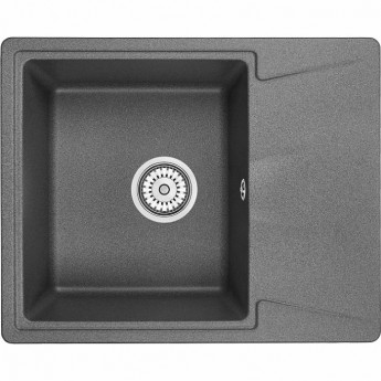 Кухонная мойка GRANULA GR-6201 графит (черно-серый) Кухонная мойка GRANULA GR-6201 графит (черно-серый)