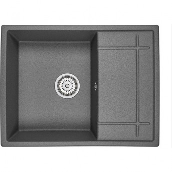 Кухонная мойка GRANULA GR-6501 графит (черно-серый) Кухонная мойка GRANULA GR-6501 графит (черно-серый)