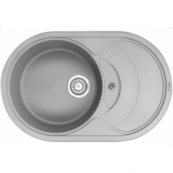 Кухонная мойка GRANULA GR-7801 алюминиум Кухонная мойка GRANULA GR-7801 алюминиум