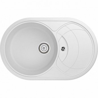 Кухонная мойка GRANULA GR-7801 арктик (белый) Кухонная мойка GRANULA GR-7801 арктик (белый)