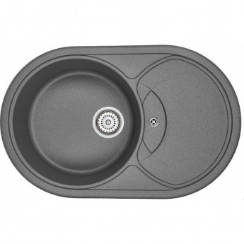 Кухонная мойка GRANULA GR-7801 графит (черно-серый) Кухонная мойка GRANULA GR-7801 графит (черно-серый)