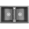 Кухонная мойка GRANULA GR-8101 графит (черно-серый) Кухонная мойка GRANULA GR-8101 графит (черно-серый)