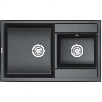 Кухонная мойка GRANULA GR-8201 шварц (черный металлик) Кухонная мойка GRANULA GR-8201 шварц (черный металлик)