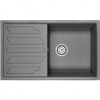 Кухонная мойка GRANULA GR-8601 графит (черно-серый) Кухонная мойка GRANULA GR-8601 графит (черно-серый)