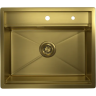 Кухонная мойка GRANULA KITCHEN SPACE KS-6051 золото сатин Кухонная мойка GRANULA KITCHEN SPACE KS-6051 золото сатин
