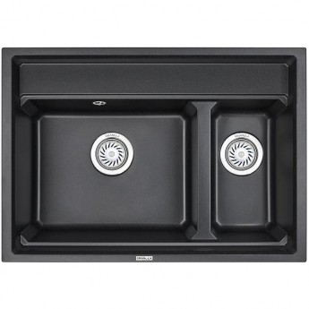 Кухонная мойка GRANULA KITCHEN SPACE KS-7302 черный Кухонная мойка GRANULA KITCHEN SPACE KS-7302 черный