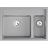 Кухонная мойка GRANULA KS-7302i АЛЮМИНИУМ кварц 7302i ALYUMIHIYM