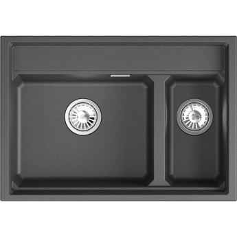 Кухонная мойка GRANULA KS-7302i чЕрный металлик кварц Кухонная мойка GRANULA KS-7302i чЕрный металлик кварц
