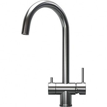 Смеситель для кухни GRANULA 7104 сталь сатин Смеситель для кухни GRANULA 7104 сталь сатин