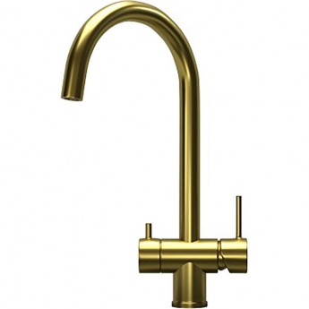 Смеситель для кухни GRANULA 7104 золото сатин Смеситель для кухни GRANULA 7104 золото сатин
