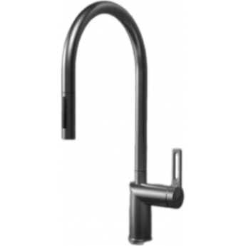 Смеситель для кухни GRANULA 8172 Нерж с выдвижным изливом