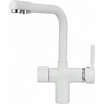 Смеситель GRANULA GR-2088 арктик (белый) Смеситель GRANULA GR-2088 арктик (белый)