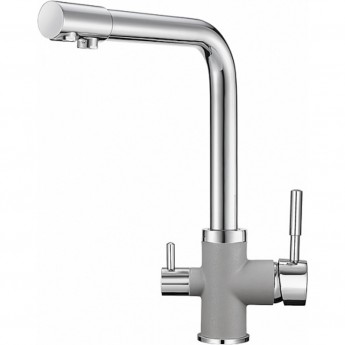 Смеситель GRANULA GR-3015 ХРОМ/АЛЮМИНИУМ Смеситель GRANULA GR-3015 ХРОМ/АЛЮМИНИУМ